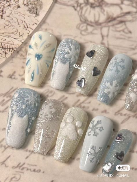 Kawaii Nail Art Korean, Xiaohongshu Nails, Nails Chinese, Nails Douyin, Chinese Nails, Douyin Nails, Nails Japanese, Nails Kawaii, Nails Korean