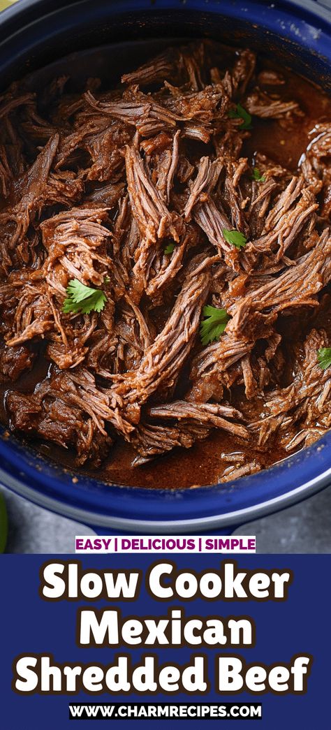 Shredded Chipotle Beef Crockpot, Beef Fajita Crockpot Recipes, Slow Cooker Bbq Beef Roast, Crock Pot Mexican Shredded Beef, Mexican Pot Roast Crock Pot Recipes, Mexican Shredded Beef Tacos Crockpot, Slow Cooked Shredded Beef, Pot Roast Mexican Style, Deep Pit Beef Crock Pot