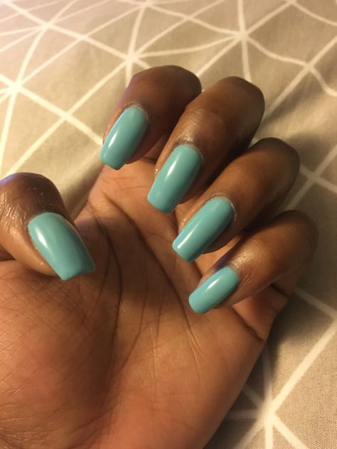 Natural nails painted with an aqua blue color Natural Nails Painted, Aqua Blue Nails, Nails Painted, Aqua Blue Color, Short Nail, Short Nail Designs, Beautiful Nail Designs, Nail Paint, Blue Nails