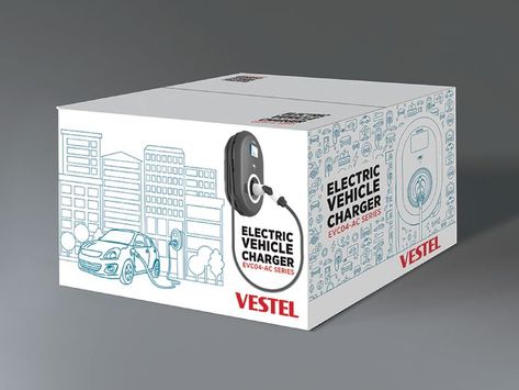 Electric Vehicle Charger packaging design for VESTEL Charger Packaging Design, Ev Charging, Design Packaging, Electric Vehicle, Portable Charger, Battery Charger, Electric Cars, Packaging Design, Electricity