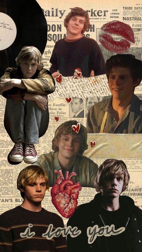 #evanpeters #tatelangdon Evan Peters American Horror Story, Tate And Violet, American Horror Story 3, Wallpaper Pfp, Tate Langdon, Science Fiction Series, Film Clips, Evan Peters, Ghost Faces