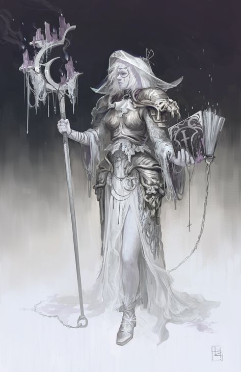 Evil Priestess, Dnd Gods, The Immortal King, Boss Music, The Art Showcase, Art Showcase, Art Drawings Sketches Pencil, Character Design Ideas, Ethereal Art