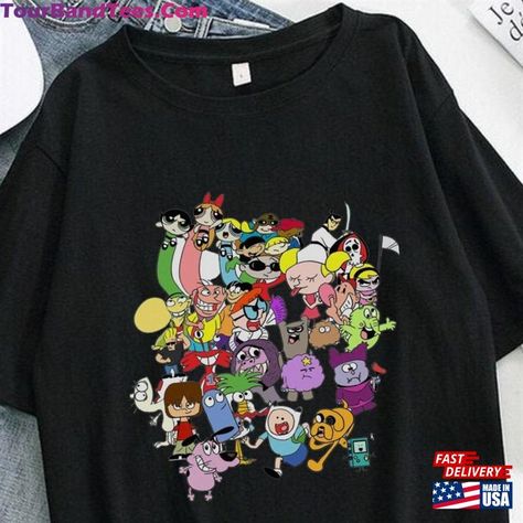 Cartoon Network Shirt Graphic Design Tee T-Shirt Classic Check more at https://tourbandtees.com/product/cartoon-network-shirt-graphic-design-tee-t-shirt-classic/ Shirt Graphic Design, Graphic Design Tee, Graphic Tee Design, Satire, Cartoon Network, Top Trends, Mother’s Day, Classic Design, Special Gifts