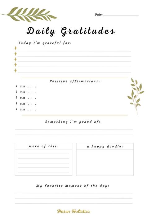 Five Minute Gratitude Journal, Morning Gratitude Journal Template, Gratitude Journal Entries, Daily Devotional Journal Template, Gratitude Journal Templates, List Of Gratitude, Gratitude Journal Layout Design, Gratitude Journal Template Ideas, Digital Gratitude Journal Free