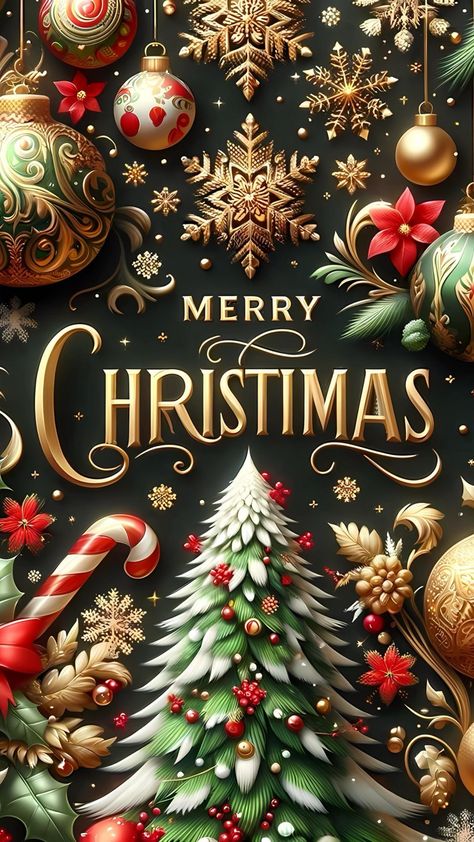 Diy Natal, Merry Christmas Wallpaper, Merry Christmas Pictures, Christmas Wallpaper Backgrounds, Christmas Scenery, Christmas Phone Wallpaper, Merry Christmas Images, Merry Christmas Wishes, Holiday Wallpaper