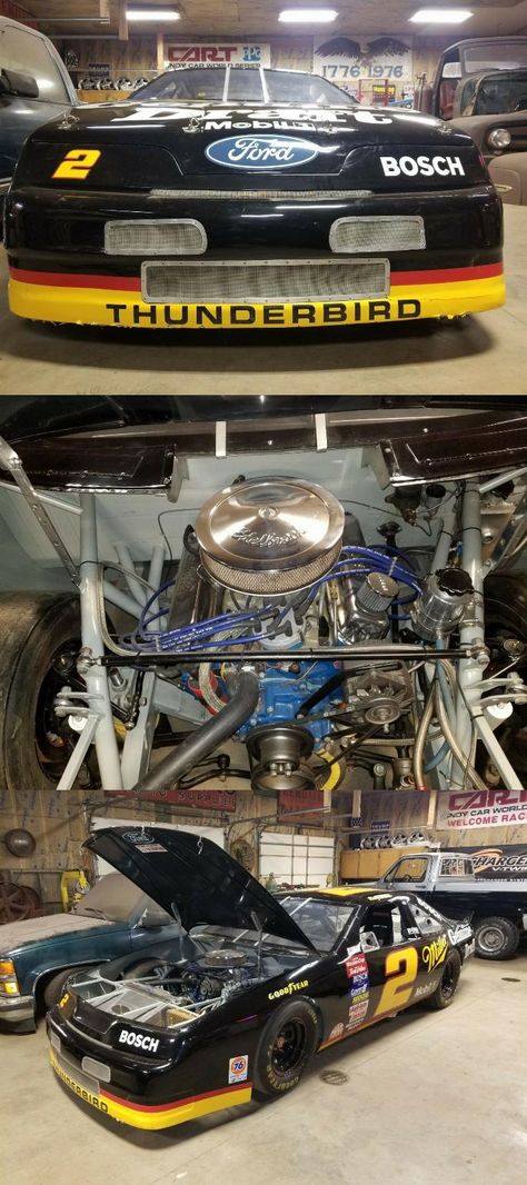 Nascar Engine, Nascar Race Cars, Nascar Race, Vintage Nascar, Car For Sale, Ford Thunderbird, Nascar Racing, Manual Transmission, Race Car