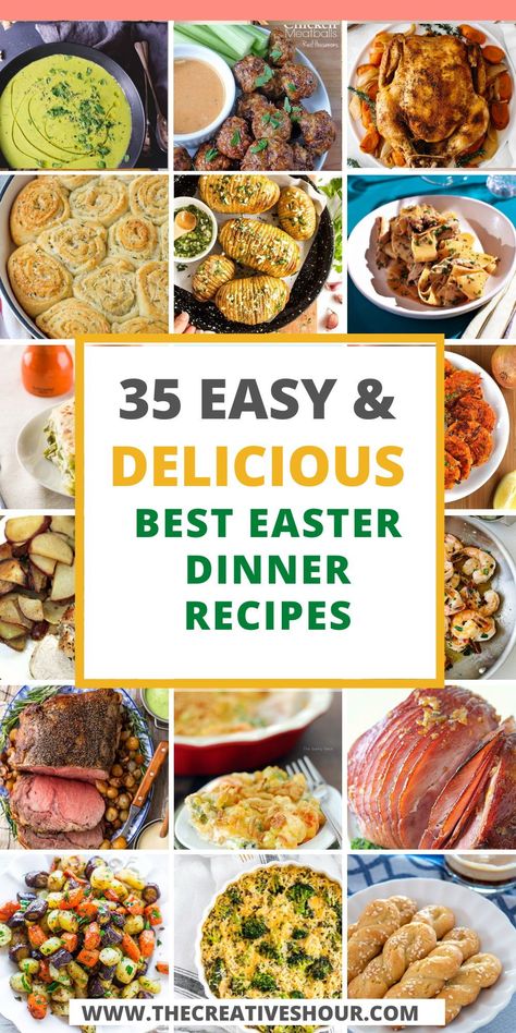 Discover the best Easter dinner recipes perfect for family gatherings! Try these easy and traditional main courses for chicken, ideal for a family of two. Don't forget the delicious side dishes and healthy desserts for a complete celebration Healthy Easter Dinner Recipes, Easy Easter Dinner Ideas, Best Easter Dinner, Easter Dinners, Easy Easter Dinner Recipes, Easter Meals, Easter Side Dishes Recipes, Easy Easter Dinner, Easter Dinner Menus