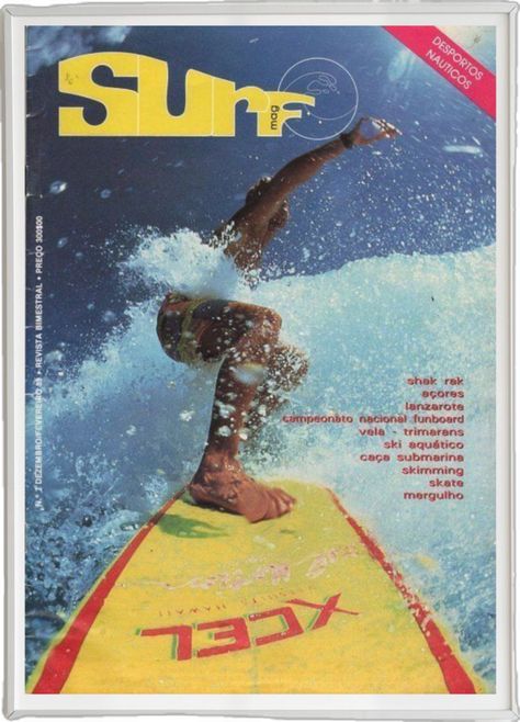 Vintage Surf Aesthetic, Dorm Decor Aesthetic, Vintage Beach Posters, Surf Posters, Beachy Wallpapers, Surf Magazine, Surf Room Decor, Sea Inspiration, Surf Room