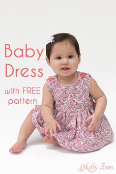 http://mellysews.com/2015/04/sew-a-baby-dress-with-free-pattern.html Sew a Baby Dress with a Free Pattern Porcelain Mask, Baby Dress Pattern Free, Melly Sews, Baby Dress Pattern, Mask White, Sewing Baby Clothes, Dress Patterns Free, Baby Dress Patterns