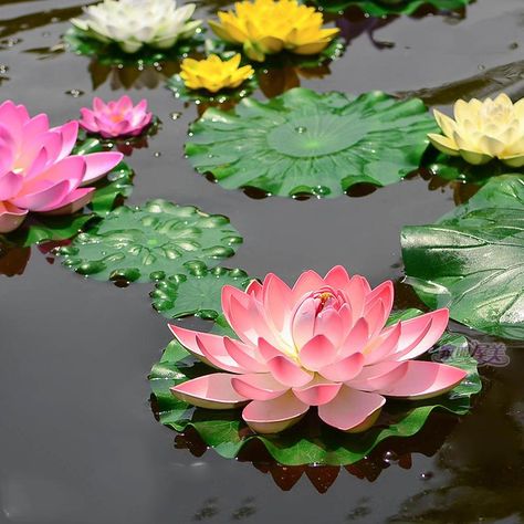 2019 Decor Garden Artificial Fake Lotus Flower Foam Lotus Flowers Water Lily Floating Pool Plants Wedding Garden Decoration From China_smoke, $22.32 | DHgate.Com Pool Plants, Water Ideas, Lotus Garden, Pond Plants, Flowers Decoration, Garden Wedding Decorations, Lotus Flowers, Foam Flowers, Floating In Water