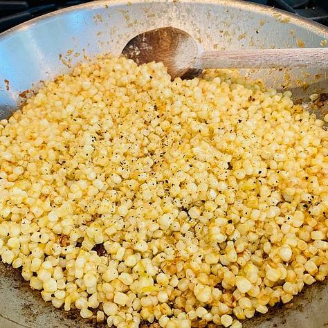 Sautéed Corn, Salad Dinner Ideas, Salad Dinner Recipes, Sauteed Corn, Dinner Recipes Main Dishes, Aesthetic Salad, Fresh Corn Recipes, Best Ina Garten Recipes, Corn Recipes Side Dishes