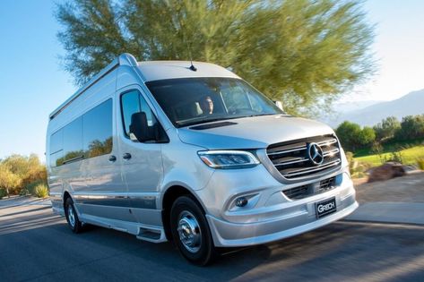 Mercedes Rv Motorhome, Big Mercedes, Mercedes Rv, Sprinter Rv, Class A Motorhomes, Luxury Rv, Rv Rental, Sky Is The Limit, Fresh Water Tank