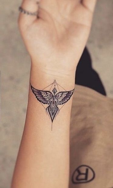 Growth And Rebirth Tattoos, A Small Tattoo, Phoenix Tattoo Feminine, Unique Wrist Tattoos, Tato Henna, Cool Wrist Tattoos, Muster Tattoos, Geniale Tattoos, Wrist Tattoos For Women