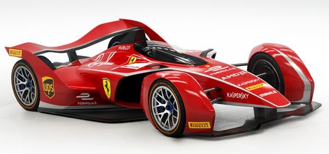 Scuderia Ferrari Formula E Render Looks Like It's Ready To Race | Carscoops Car Race Aesthetic Girl, Race Aesthetic, New Ferrari, Formula E, Formula Racing, Scuderia Ferrari, Vintage Race Car, Best Luxury Cars, Sports Car Racing