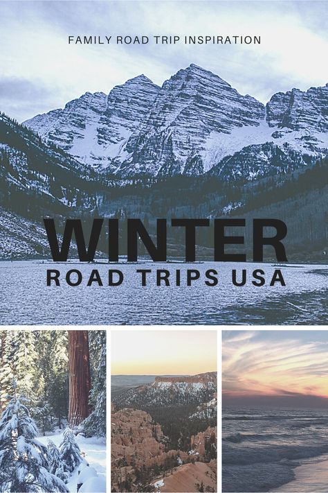 Who said road trips were just for the summers? We’ve prepared a list of the best winter road trips in the USA to do with your family. Whether you plan on driving cross country this winter or simply looking for a short weekend winter road trip, we’ve got some ideas for you. Driving Cross Country, Winter Road Trip, Oregon Winter, Midwest Road Trip, California Winter, Road Trip To Colorado, Route 66 Road Trip, East Coast Road Trip, Winter Road