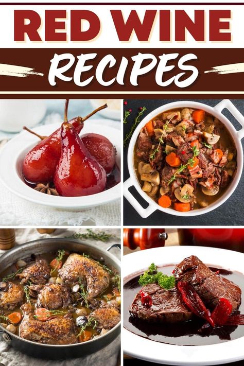 Recipes That Use Red Wine, Cooking With Wine Recipes, Wine Recipes Food, Red Wine Recipes Cooking, Recipes With Red Wine, Red Wine Recipes, Cooking Wine Recipes, Recipes With Wine, Red Wine Mushroom Sauce