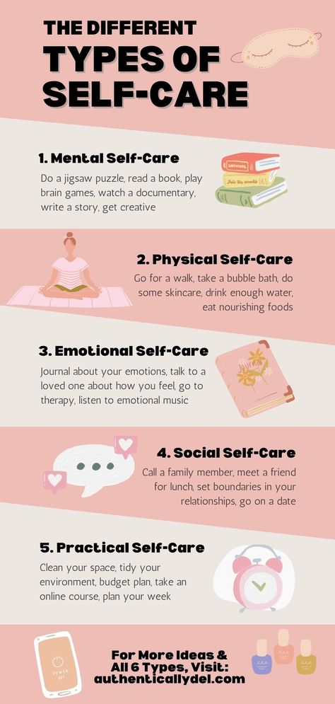 types of self-care activities 6 Types Of Self Care, Different Types Of Self Care, Emotional Self Care List, Self Care Shopping, Types Of Self Care, Queen Tips, Self Compassion Quotes, Selfcare Ideas, Soft Challenge