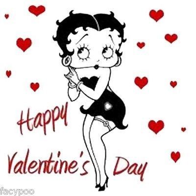 Happy Valentine's Day . � Get this� Betty Boop� photo� on a 15  Build-a-bear in custom� designed handmade� red t-shirt. � Everybody loves Betty Boop and everybody loves teddy bears. So I've put the Valentines Day Ecards, Betty Boop Classic, Betty Boop Quotes, Valentines Inspiration, Valentines Day Pictures, Betty Boop Cartoon, Betty Boop Art, Betty Boop Pictures, Vintage Valentine Cards