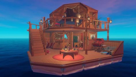 Raft Building, Raft Boat, Best Rpg, House Games, Space Pictures, Survival Games, Gaming Decor, Cute House, House Design Games