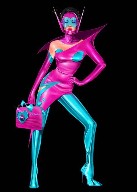 Retro Futuristic Pinup, Alien Fashion Illustration, Futuristic Look Fashion, Extraterrestrial Aesthetic Outfit, 80s Space Fashion, Saturn Aesthetic Outfits, Retro Futurism Clothes, Retrofuturism Aestethic Fashion, Futuristic Fashion Illustration