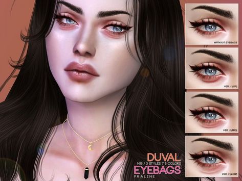 Eye Bags Makeup, Unicorn Makeup Brushes, Sims 4 Cc Eyes, Makeup Cc, Sims 4 Cc Makeup, Sims 4 Cc Skin, Sims 4 Cc Folder, Queen Makeup, Sims 4 Update