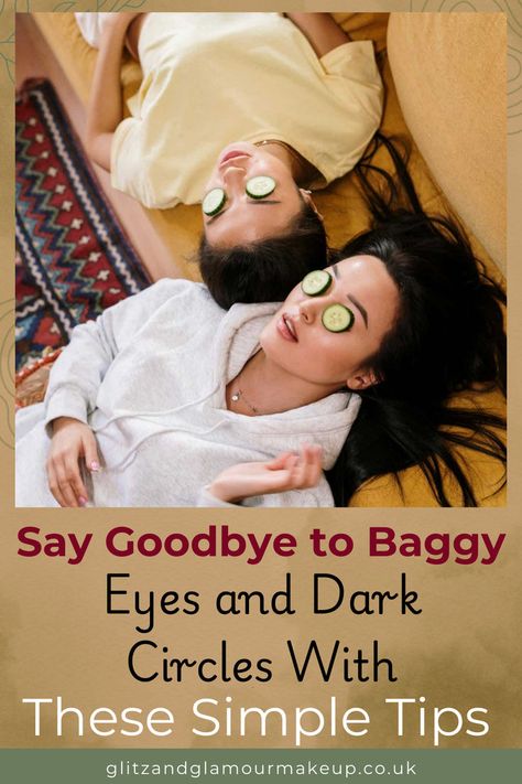 All the tips you need to get rid of dark circles and baggy under eyes. How To Get Rid Of Bags Under Eyes, Baggy Eyes, Dark Circles Under Eyes, Under Eye Bags, Tired Eyes, Improve Skin Elasticity, Beauty Tips For Skin, Best Beauty Tips, Eye Bags