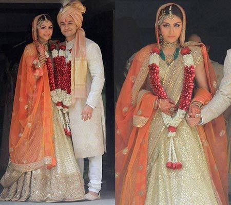 Soha Ali Khan Wedding, Soha Ali Khan, Sabyasachi Bride, Bollywood Wedding, Ali Khan, Indian Wedding Outfits, Hindu Wedding, Silk Lehenga, Lehenga Designs