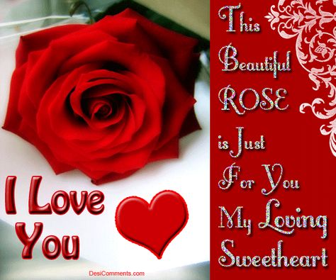 This beautiful rose is just for you...My Loving Sweetheart love romantic love quote sweetheart poem wife husband valentine's day dear valentine valentine card romantic quote love poem romantic poem romantic card Happy Rose Day Wallpaper, Rose Day Wallpaper, Rose Day Shayari, Sweet Love Words, Happy Rose Day, 7 February, Rose Day, Romantic Poems, Miss You Mom