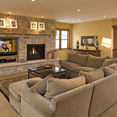 Fireplace And Tv, Fireplaces Layout, Tv Mounted, Fireplace Furniture, Fireplace Tv Wall, Living Room Layout, Room Addition, Bookshelves In Living Room, Living Room Arrangements