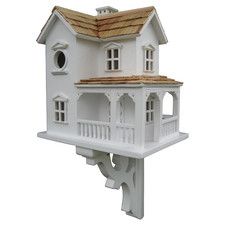 Classic Series Prairie Birdhouse Aesthetic Bird House, Bird Condo Birdhouses, Farmhouse Birdhouses, Door Moldings, Birdhouse Dimensions, Shingled Roof, Box Trim, Prairie Farmhouse, Classic Rocking Chair