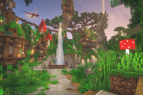 Hermitcraft Builds, Minecraft Garden Ideas, Minecraft Rooms, Fairytale Village, Magical Village, Minecraft Garden, Minecraft Base, Mc Wallpaper, Minecraft Cottage