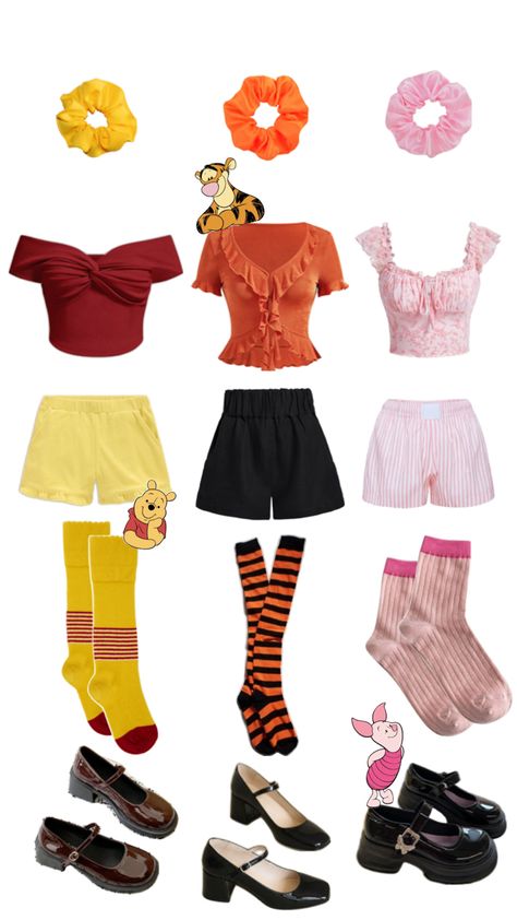 Halloween Costume Idea for Three Piglet Halloween Costume, Piglet Halloween, Piglet Costume, Pooh Costume, Halloween Costume Idea, Halloween Costume Ideas, Costume Ideas, Halloween Costume, Halloween Costumes