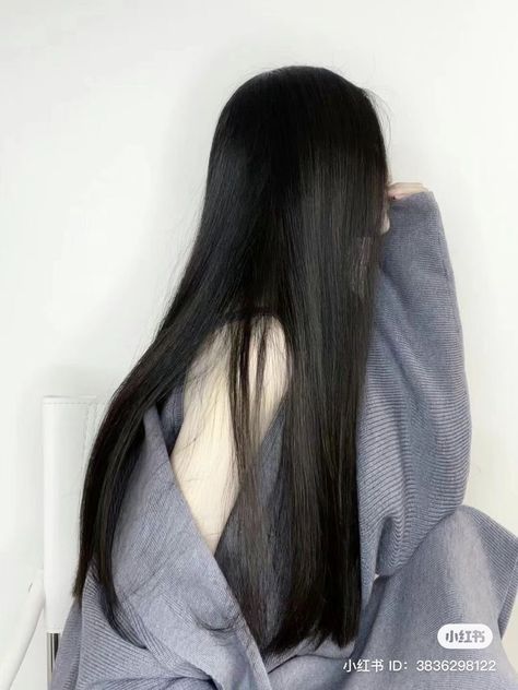 Silky Black Hair, Long Shiny Hair, Hair Style Korea, Hair Inspiration Long, Long Silky Hair, Long Black Hair, Long Straight Hair, Silky Hair, Dream Hair