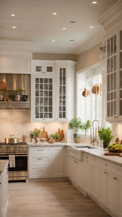 Traditional Southern Kitchen, Goddess Manifestation, Kitchen With Windows, Kitchen Mantle, Add Value To Your Home, Southern Kitchen, Modern Rustic Homes, Kitchen Upgrades, Stunning Kitchens