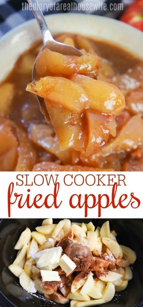 Weight Watcher Desserts, Apple Recipes Healthy, Baked Apple Recipes, Apple Recipes Easy, Crock Pot Desserts, Boston Cream Pie, Slow Cooker Desserts, Apple Dessert Recipes, Fried Apples