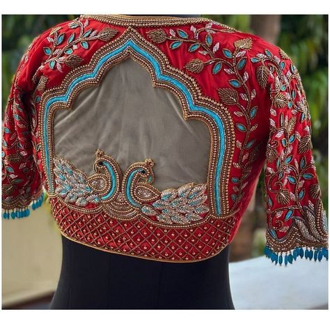 latest blouse designs Types Of Blouse Designs, Blouse Designs Ideas, Trending Blouse Designs, Blouse Designs For Saree, Exclusive Blouse Designs, Trending Blouse, Reception Hairstyles, Handwork Blouse, Blouse Maggam Work