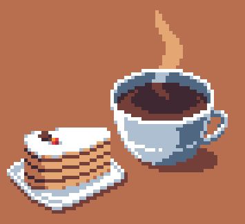 Coffee Pixel Art, Cozy Pixel Art, Pink Phone Aesthetic, Cover Story Highlight, Highlight Idea, Smartwatch Faces, Stardew Valley Mods, Story Highlight Cover, Coffee Icon