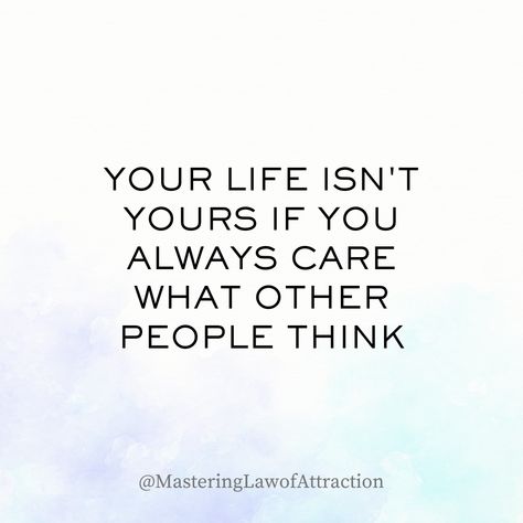 Your life isn’t truly yours if you’re always living for others’ approval. 🌟   Free yourself from the weight of others’ opinions and live boldly, authentically, for you.   When you stop worrying about what others think, that’s when you truly start to live. 💫   #LiveForYou #AuthenticLife #BeTrueToYourself Live Your Life For Yourself Not Others, Stop Caring, Healthy Lifestyle Habits, Stop Worrying, Care Quotes, Live Your Life, Be True To Yourself, Short Quotes, Happy Thoughts