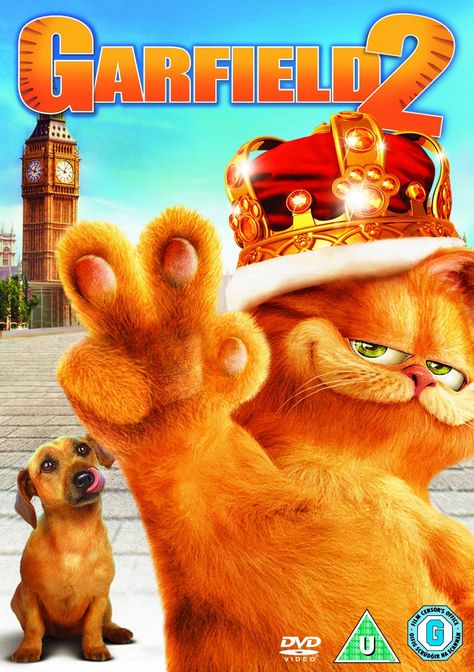 GARFIELD 2 Garfield 2, Several Cat, Cat Movie, 20th Century Studios, Lazy Cat, Best Cat, 20th Century Fox, Dvd Blu Ray, Classic Movies