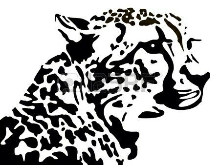 Giraffe Head, Head Silhouette, Animal Stencil, Leopard Head, White Drawing, Wildlife Safari, Silhouette Stencil, Wood Burning Art, Africa Art