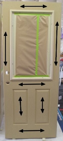 Stain sequence for staining a fiberglass door. Painting Fiberglass Door, Staining Fiberglass Door, Metal Doors Exterior, Fiberglass Exterior Doors, Fiberglass Front Door, Front Door Makeover, Door Paint, Front Door Paint Colors, House Planning