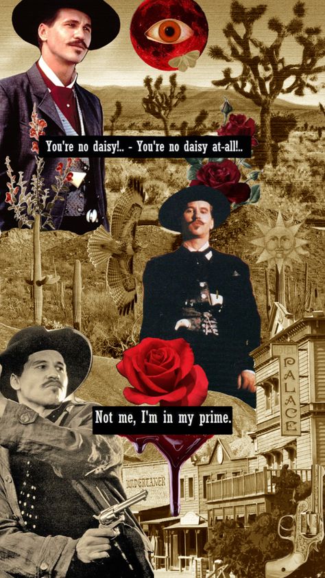 Doc Holliday Aesthetic, Tombstone Wallpaper Iphone, Spooky Western Wallpaper, Tombstone Wallpaper, Doc Holliday Wallpaper, Doc Holiday Wallpaper, Doc Holliday Tombstone Wallpaper, Tombstone Movie Wallpaper, Western Movie Quotes