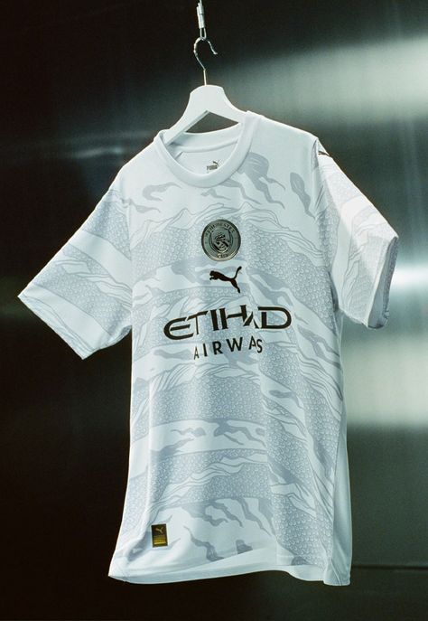 PUMA Launch Manchester City 'Year Of The Dragon' Kit For CNY - SoccerBible Manchester City Wallpaper, Football Jersey Shirt, Soccer Outfit, Manchester City Football Club, Etihad Stadium, Sports Jersey Design, Adidas Sneakers Women, Soccer Skills, Soccer Pictures