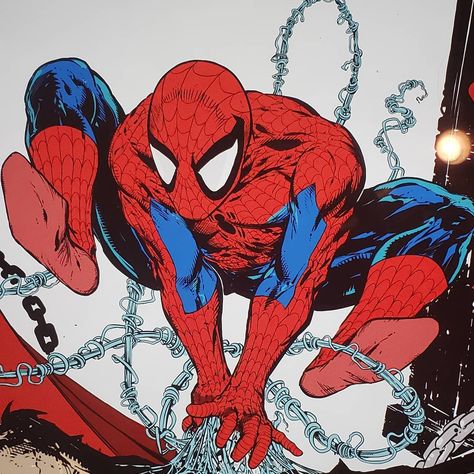 Todd McFarlane on Instagram: “* My art and initial colors on new piece.  TODD  #new #spidey #toddmcfarlane #mcfarlane #spiders #coverart” Todd Mcfarlane Spiderman, Todd Macfarlane, How To Draw Spiderman, Spider Man Comics, Spiderman Theme, Spiderman Drawing, Grunge Pictures, Todd Mcfarlane, Spiderman Artwork