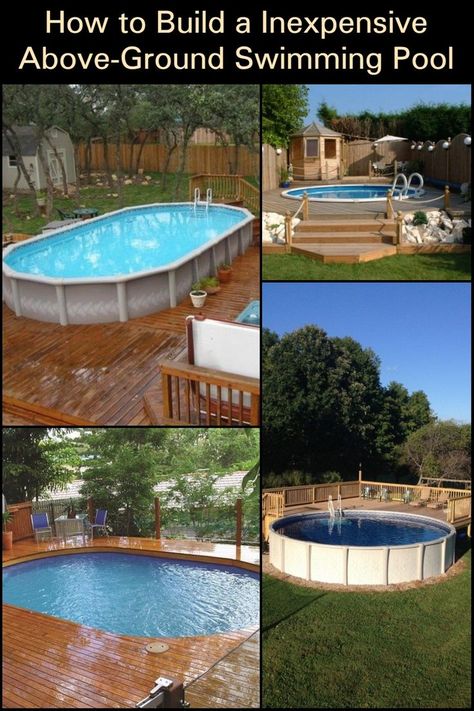 Pallet Swimming Pool, Above Ground Swimming Pools, Backyard Pool Designs, Above Ground Pool, Pool Hot Tub, Diy Pallet, Summer Heat, Cheap Diy, Pool Designs