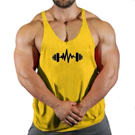 Nurse strong stringer tank Men Bodybuilding, Stringer Tank Top, Yoga Bra Tops, Bodybuilding Clothing, Gym Sportswear, Workout Muscle, Yoga Pants With Pockets, Running Shorts Men, Body Building Men