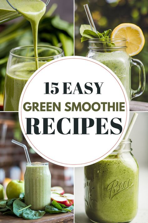 Looking for healthy drinks? These green smoothie recipes are full of flavor and easy to prepare, making them a perfect addition to your daily routine. #greensmoothie #healthygreensmoothies #fruitSmoothierecipeshealthy Green Leaf Smoothies, Slim Smoothie Recipes, Daily Greens Smoothie, Simple Green Smoothie Recipes, Spinach Celery Smoothie, 10 Day Green Smoothie Cleanse Recipes, Green Powder Smoothie Recipe, Green Juice Ideas, Healthy Vegetable Smoothies