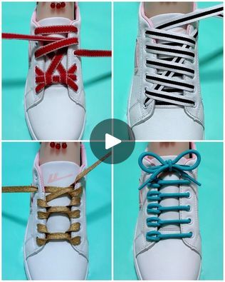 Elevate your shoe game with these cool lacing techniques 👟 | Elevate your shoe game with these cool lacing techniques 👟 | By Pretty HairstylesFacebook Ways To Lace Boots, Sneaker Laces Ideas, Tie Shoes Laces Style, Lacing Shoes Unique, Shoe Strings Lacing Ideas, Shoe Lace Styles, Cool Shoe Lace Patterns, Lacing Techniques, Shoe Lacing