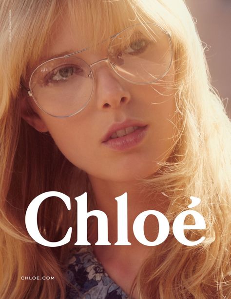 Ulrikke Høyer stars in Chloe's spring 2017 eyewear campaign Charlotte Wales, Luna Bijl, Chloe Glasses, Eyewear Campaign, Nice Glasses, Glasses Fashion Women, Vintage Eyewear, Girls With Glasses, Fashion Advertising