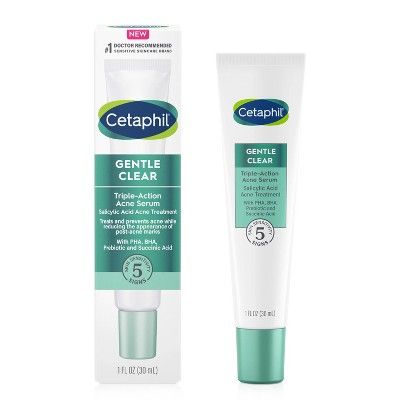 Cetaphil Gentle Clear, Sensitive Skincare, Salicylic Acid Cleanser, Acne Moisturizer, Post Acne Marks, Salicylic Acid Acne, Acne Cleansers, Acne Serum, Acne Cream